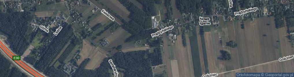 Zdjęcie satelitarne Wyględówka ul.